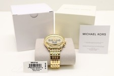 Michael Kors Watch MK8743 Oversized Camille Pav Gold-Tone Watch