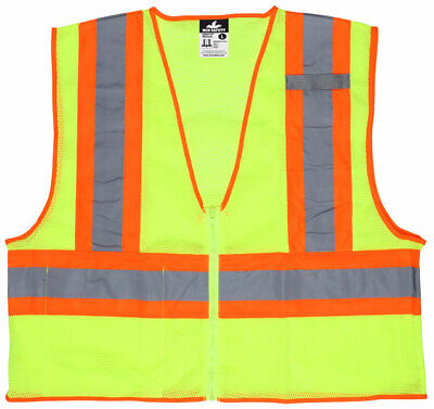 violación expedido Retorcido WCCL2L, Safety Vest, Class 2, Lime | eBay