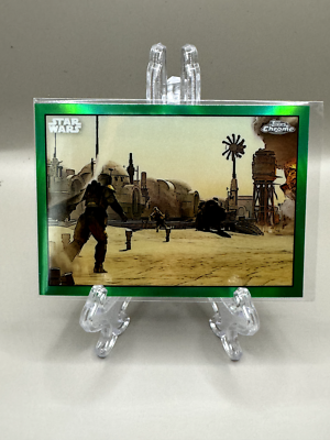 Star Wars The Mandalorian コンセプトアートカード 10 2022 Topps Chrome STAR WARS Mandalorian CONCEPT ART GREEN