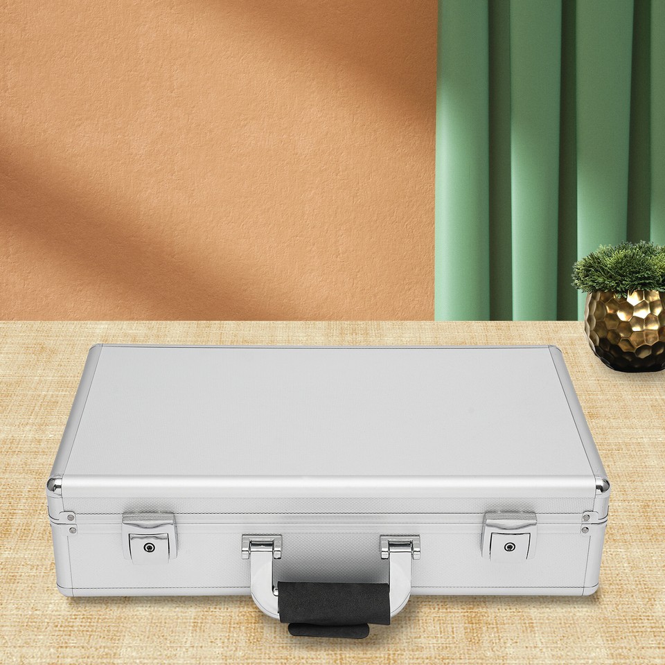 Watch Case Jewelry 24 Grid Aluminum Alloy Box Watch Case Briefcase ...