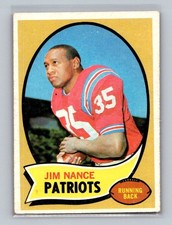 Jim Nance 1970 Topps #60 Boston Patriots
