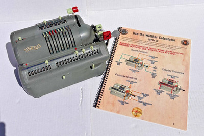 Walther WSR-160 Pinwheel Mechanical Calculator German Engineering