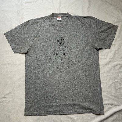 Supreme S/S 2018 Prodigy Graphic Heather Grey T-Shirt - Size L - Made In USA
