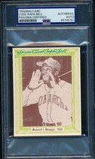 1976 Douglas/Bell Monarch's Manager, 1948 Card Cool Papa Bell Signed PSA/DNA2