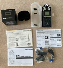 Zoom H5 Handy Recorder Bundle — 4-Track Portable Audio Recorder, X/Y Mic, APH-5