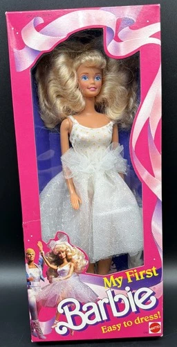 1988 Mattel My First Barbie Doll #1280 Easy to Dress NIB Vintage