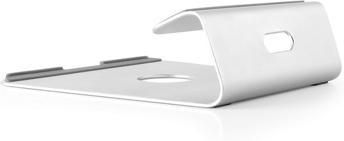 Newstar NSLS025 Raised Aluminium Laptop Stand - Silver Silver Raised Laptop Stan - Afbeelding 3 van 5