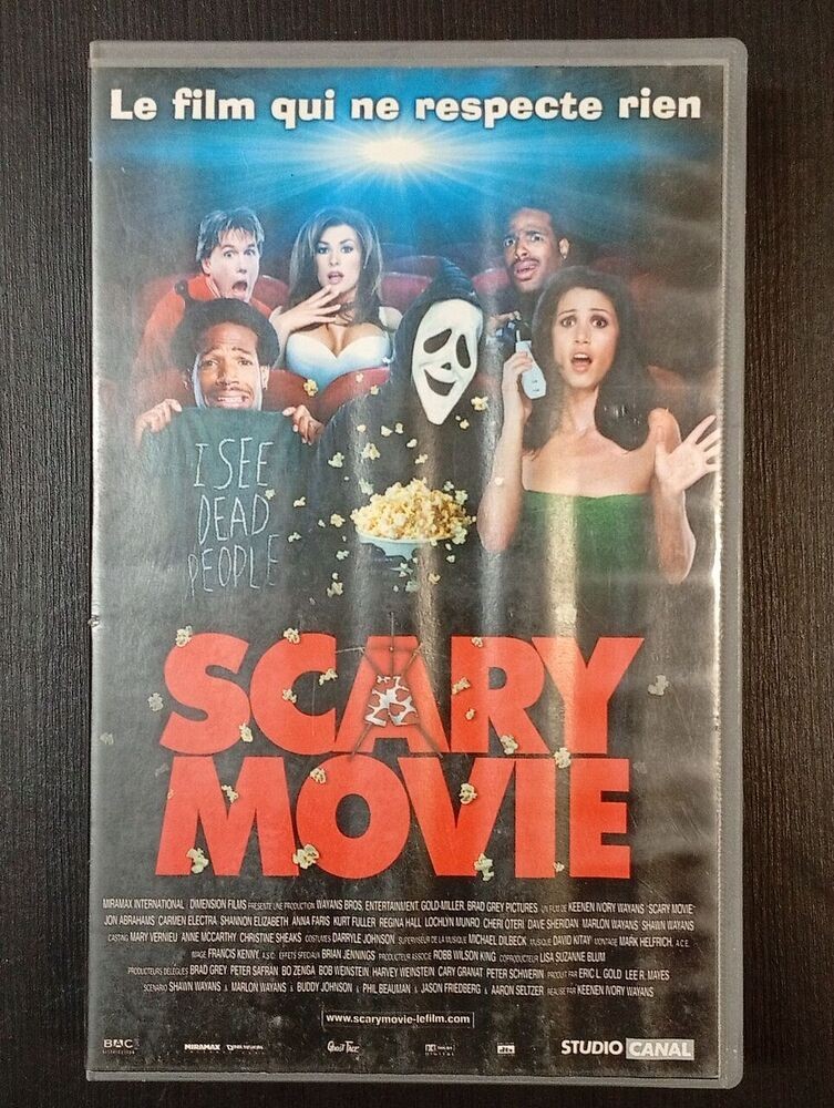 VHS - Scary Movie | Abrahams Jon Elizabeth Shannon | Good Condition