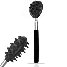 Extendable Cactus Back Scratcher with 1/4-Inch  1/2-Inch Spikes, Retractable On