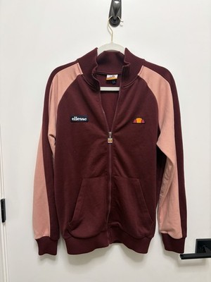Vintage 80s Ellesse burgundy zip up jacket #sportswear #italian #vintagejackets