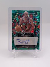 RON HARPER 2024-25 MOSAIC SCRIPTS AUTOGRAPH GREEN ICE AUTO Q6739