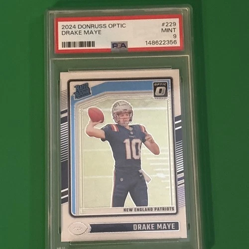 2024 Panini Donruss Optic - Rated Rookie Drake Maye #229 (RC) PSA 9