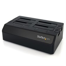 Image of StarTech 4-Bay USB 3.0 to SATA Hard Drive Docking Station USB Hard Drive Dock...