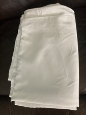 Twin Size 100 Microfiber Polyester White Flat Sheet