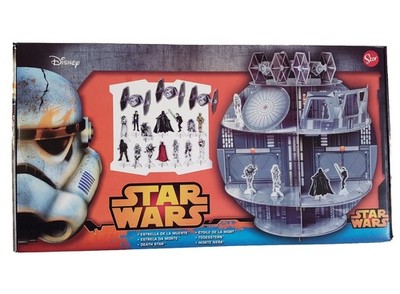Star Wars Cardboard Death Star - Kenner Action Figures Display Hasbro 3.75''