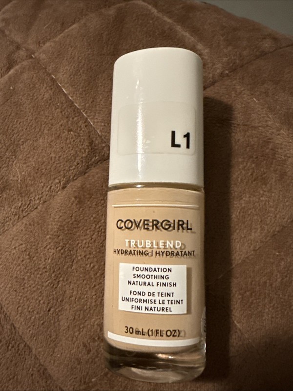 Covergirl Trublend Hydrating Liquid Foundation 30ml/1oz NEW L1 Ivory