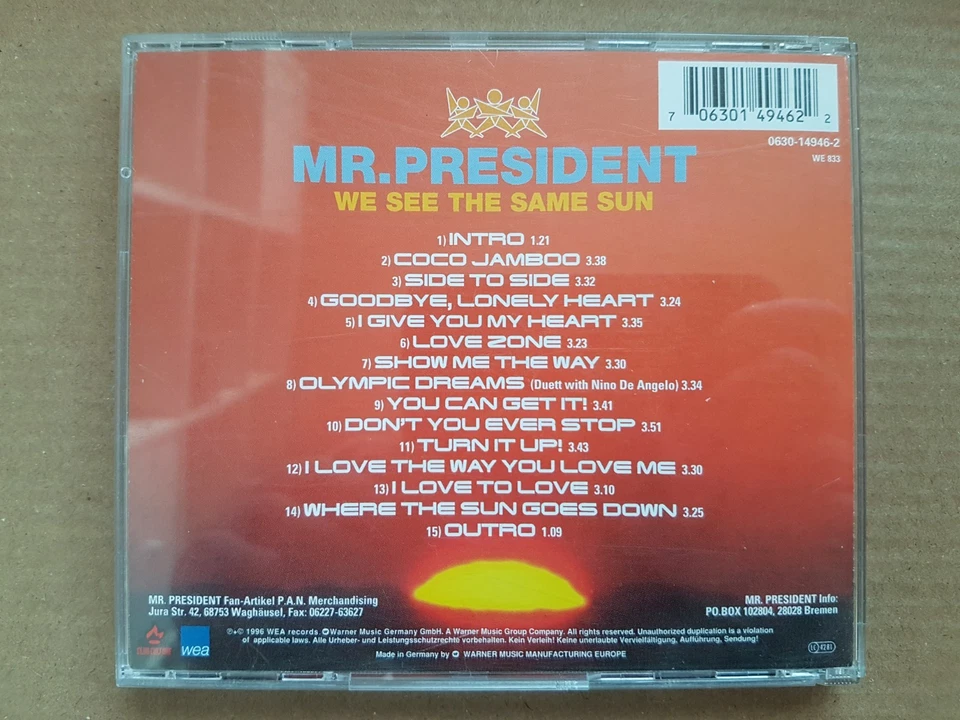 Mr. President - We See The Same Sun - Bild 2 von 2