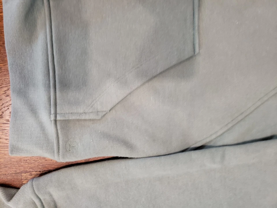 Danskin четверть молнии пуловер толстовка Athletic Top Sage зеленый M/M - Изображение 2 из 4