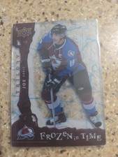 2008-09 Upper Deck Trilogy - Frozen in Time Joe Sakic #118 /799