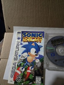 Sega Saturn Sonic 3D Blast *Tested & Works* Disc Only