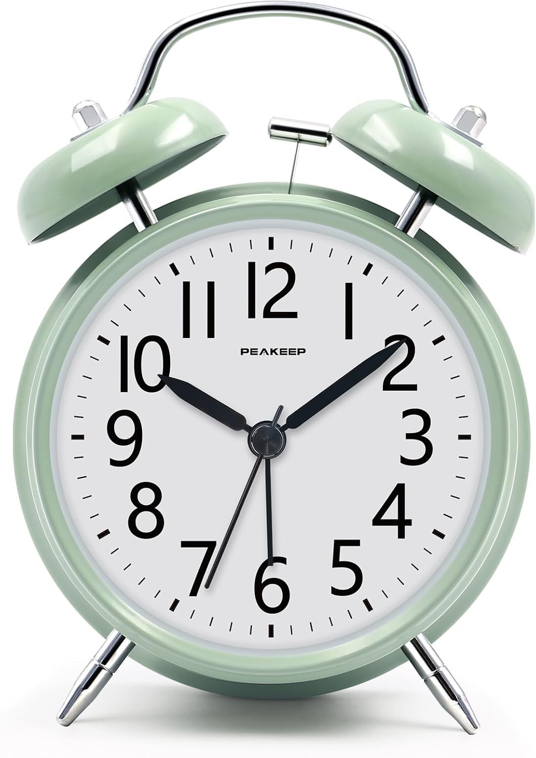 For Heavy Sleepers Adults Kids, Analog 4.5" Twi