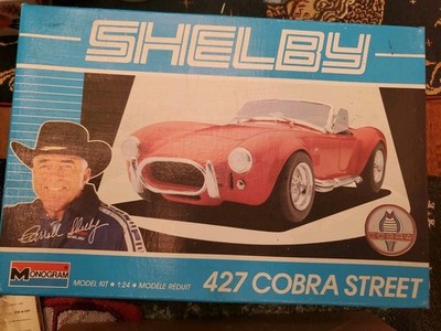 MONOGRAM 427 SHELBY COBRA STREET VERSION MODEL KIT #2798 1/24 New Open Box