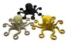 Pack Of 3 Octopus Marble Displays - For 5/8" - 1 Marbles - Lot 8657