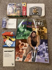 Nintendo 64 N64 WCW Vs. Nwo WORLD Tour Video Game Used Complete CIB WWF WWE