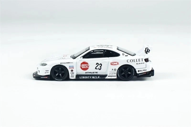 Mini GT 1:64 Nissan LB-Super Silhouette S15 SILVIA ATHLETE White MGT01054-P10 - Image 3 of 4