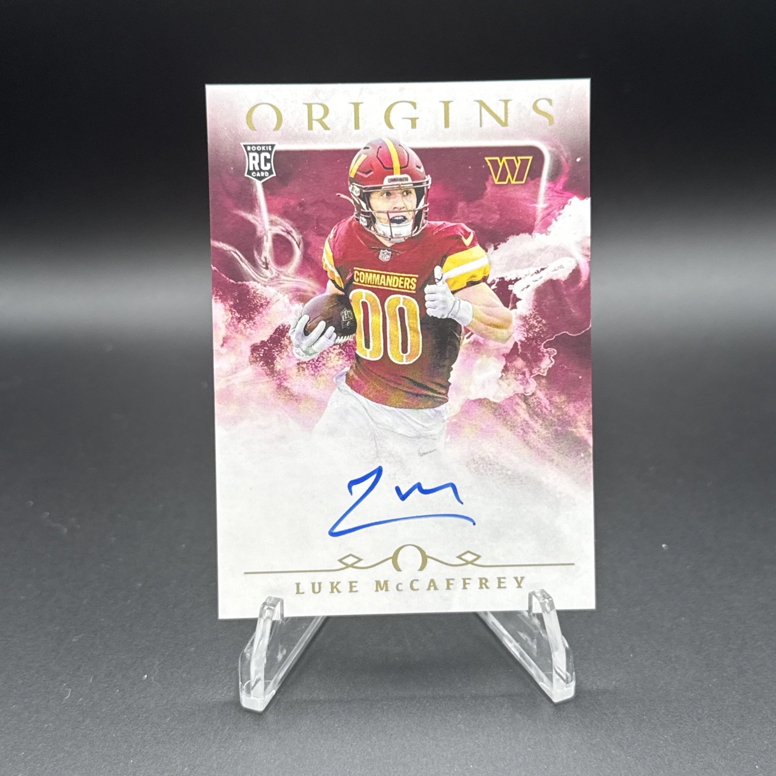 2024 Panini Origins - Rookie Autographs Luke McCaffrey RAU-LCC Auto (RC)