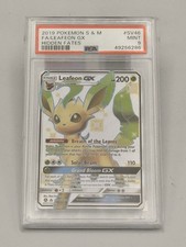 Pokemon 2019 Hidden Fates Shiny Vault Leafeon GX SV46/SV94 Full Art PSA 9 on eBay