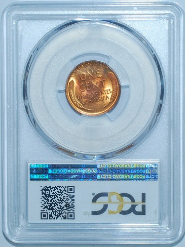 1923 PCGS MS65RB Red and Brown Lincoln Wheat Cent - Picture 2 of 2