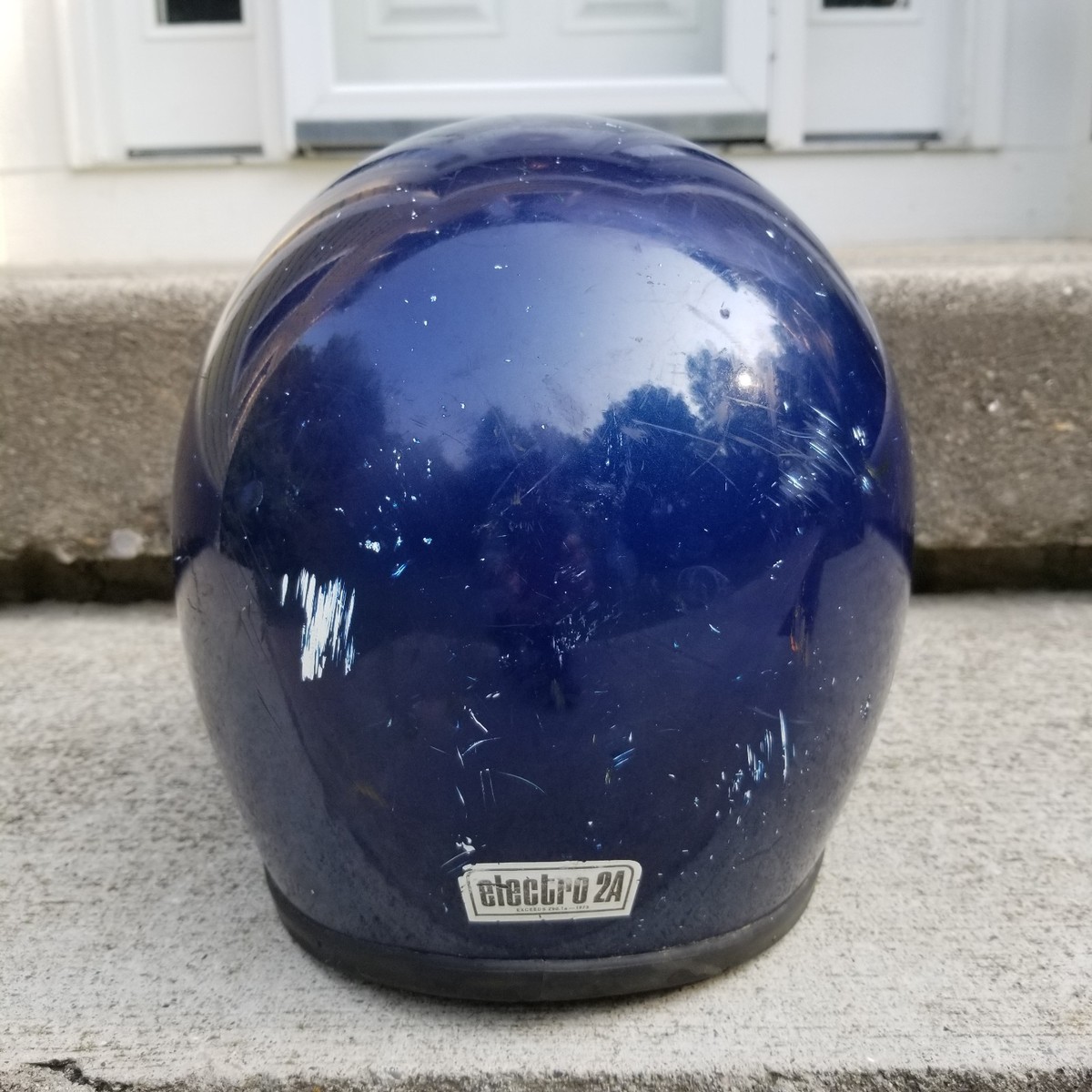 Vintage 1970s Motorcycle Helmet 