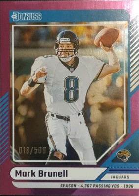 NFL, Jacksonville Jaguars, Mark Brunell, 18/500, No.129