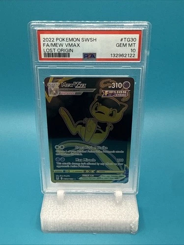 PSA 10 Mew VMAX (Secret) TG30/TG30 Pokemon TCG Lost Origin