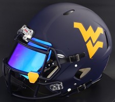 WEST VIRGINIA MOUNTAINEERS WVU Riddell Speed Full Size AUTHENTIC Football Helmet