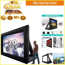 Inflatable 20ft Portable Movie Screen Outdoor Double-Sided Projection with Bl...