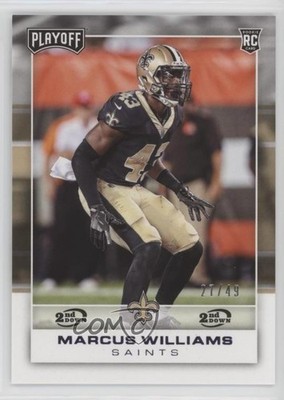 2017 Panini Playoff Rookies 2nd Down /49 Marcus Williams #265 Rookie RC 06z2