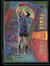 2020-21 Donruss #4 Nikola Vucevic Power in the Paint Green Flood