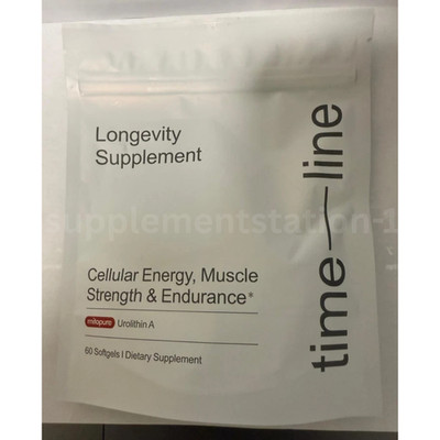 Time-Line Mitopure Urolithin A 500mg   60 Softgels   Longevity Supplement  07/27