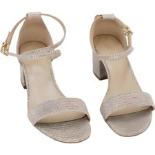 Michael Kors Serena Flex Pale Gold Dress Sandals Women's US 7M