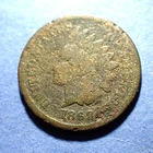 1869 Indian Cent  Good details