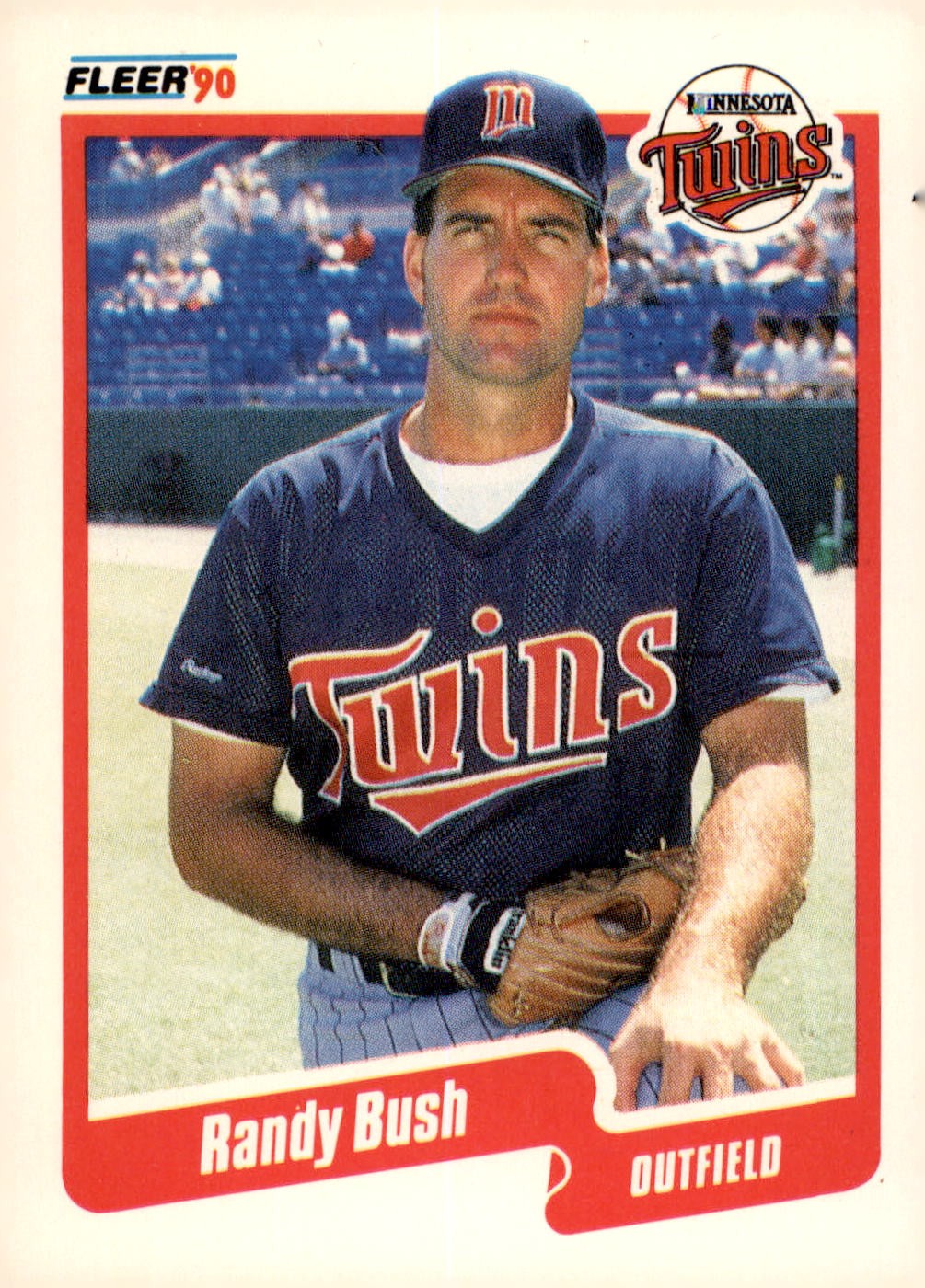 1990 Fleer #370 Randy Bush
