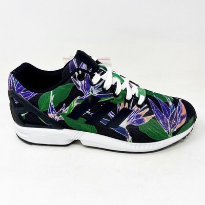アクタス Adidas Originals ZX Flux Torsion Hawaiian Black White Mens Running