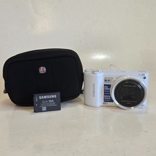 Samsung WB250F 14.2MP Smart Digital Camera 18x Touch Screen WiFi White w/ Case