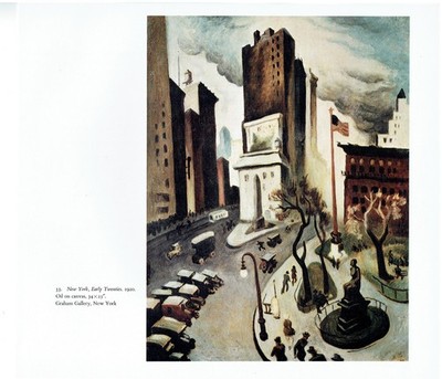 1973 Thomas Hart Benton Famous Book Plate ''New York Early 20's'' 1920 Beautiful 