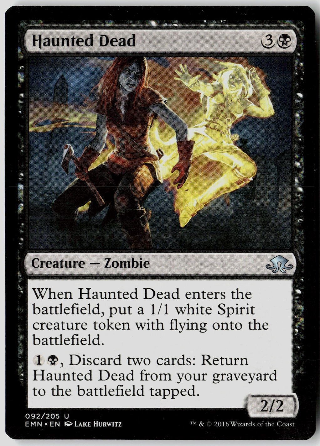 Magic - Haunted Dead Eldritch Moon [EMN - 92] NM Uncommon