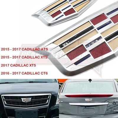 Ats Rear Emblem Chrome Color 2015-2017 for CT6 XT5 ATS XTS Front Rear Badge Emblem Set ...
