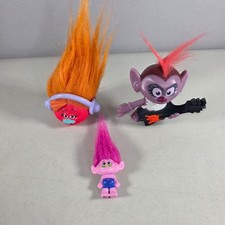 Trolls World Tour Lot – Barb Figure + Pencil Topper + Mini Figure w/ Shorts