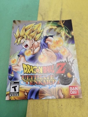 Dragon Ball Z Ultimate Tenkaichi PS3 Booklet Guide Official Bandai - MANUAL ONLY